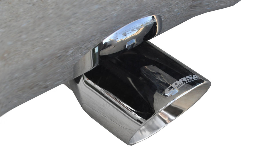 3.0in. Cat-Back Dual Rear Exit With Single 4.0in. Polished Pro-Series Tips