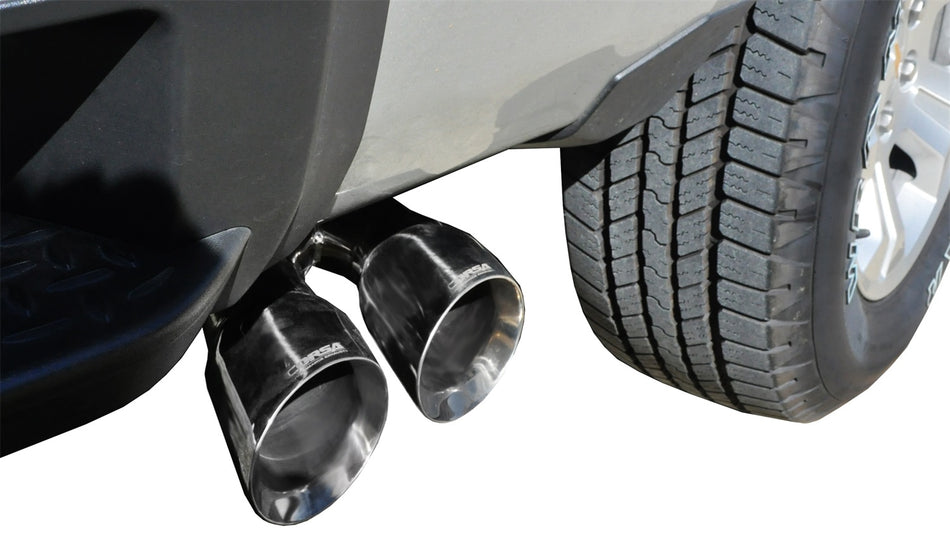 3.0in. Cat-Back Single Side Exit With Twin 4.0in. Polished Pro-Series Tips