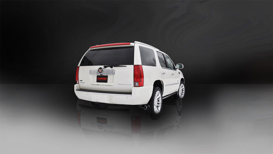 3.0in. Cat-Back Single Side Exit With Twin 4.0in. Black PVD Pro-Series Tips