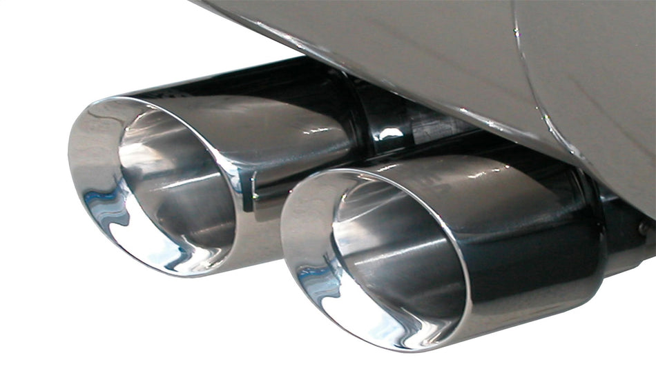 3.0in. Cat-Back Single Side Exit With Twin 4.0in. Polished Pro-Series Tips