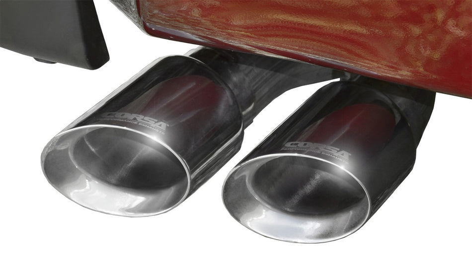3.0in. Cat-Back Single Side Exit With Twin 4.0in. Polished Pro-Series Tips