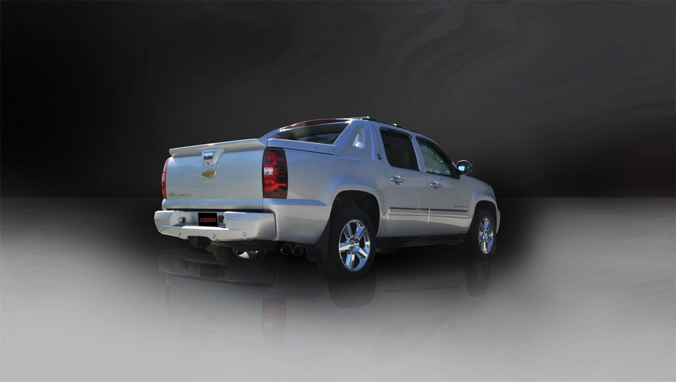 3.0in. Cat-Back Single Side Exit With Twin 4.0in. Black PVD Pro-Series Tips