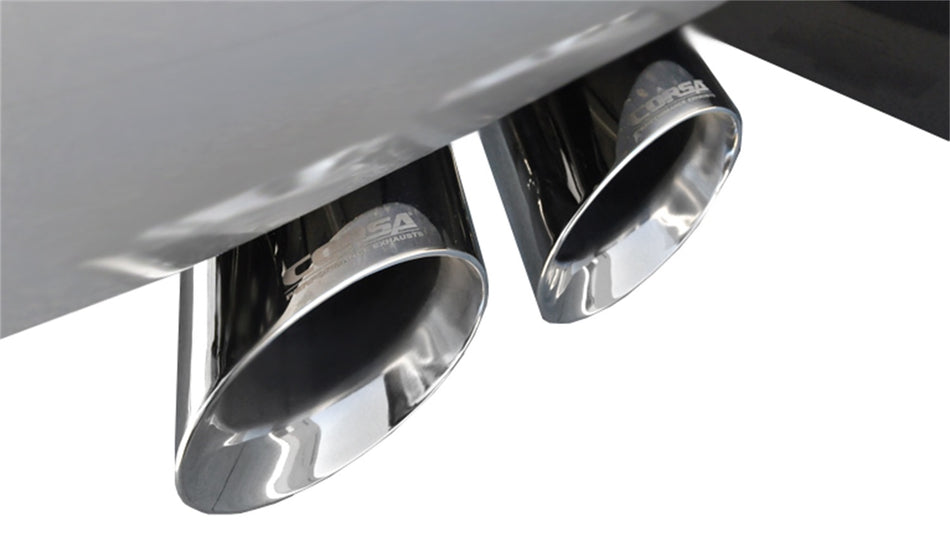 3.0in. Cat-Back Single Side Exit With Twin 4.0in. Polished Pro-Series Tips