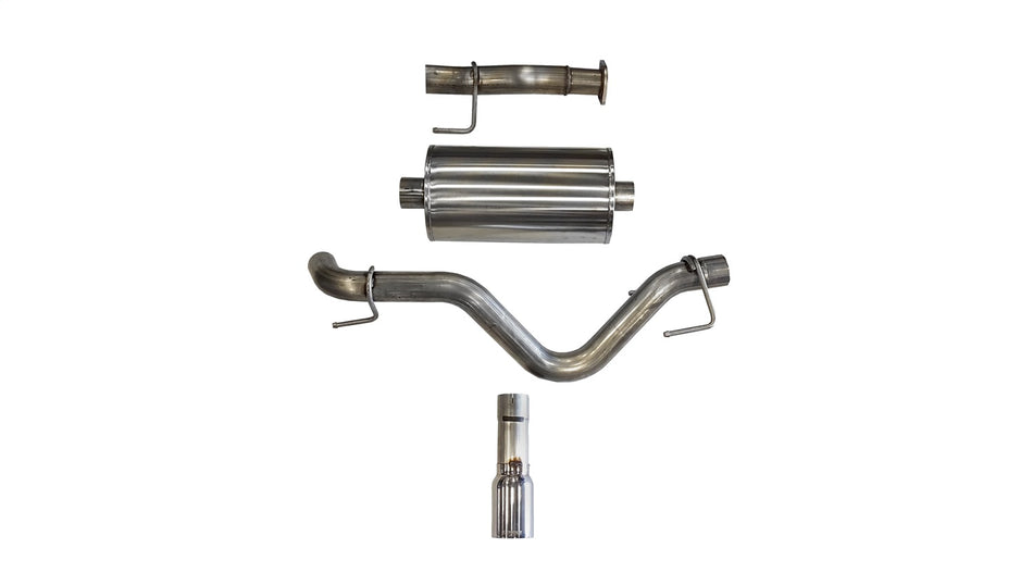 3.0in. Cat-Back Single Side Exit With Single 4.0in. Polished Straight Cut Tip