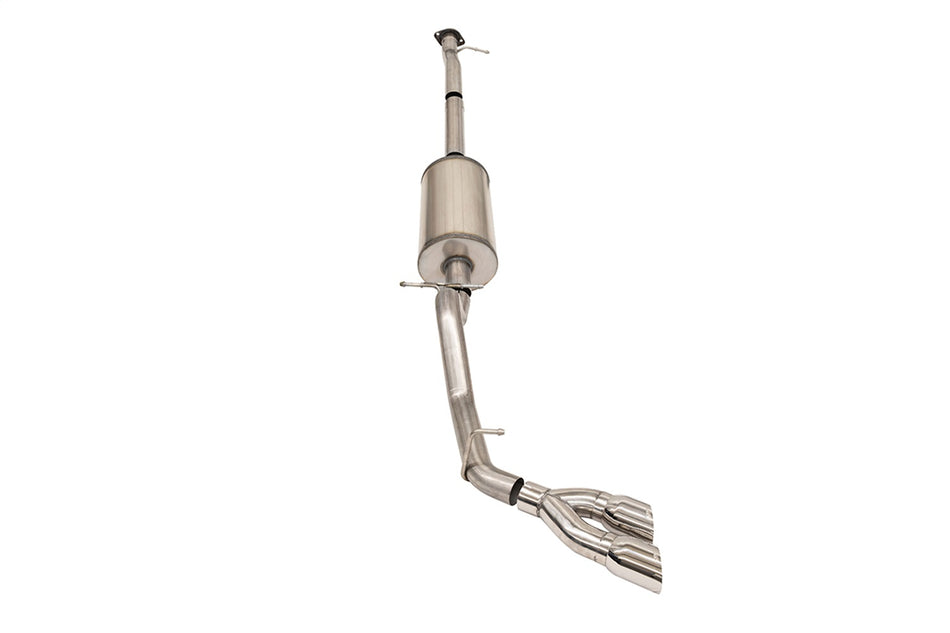 3.0in. Cat-Back Single Side Exit With Twin 4.0in. Polished Pro-Series Tips