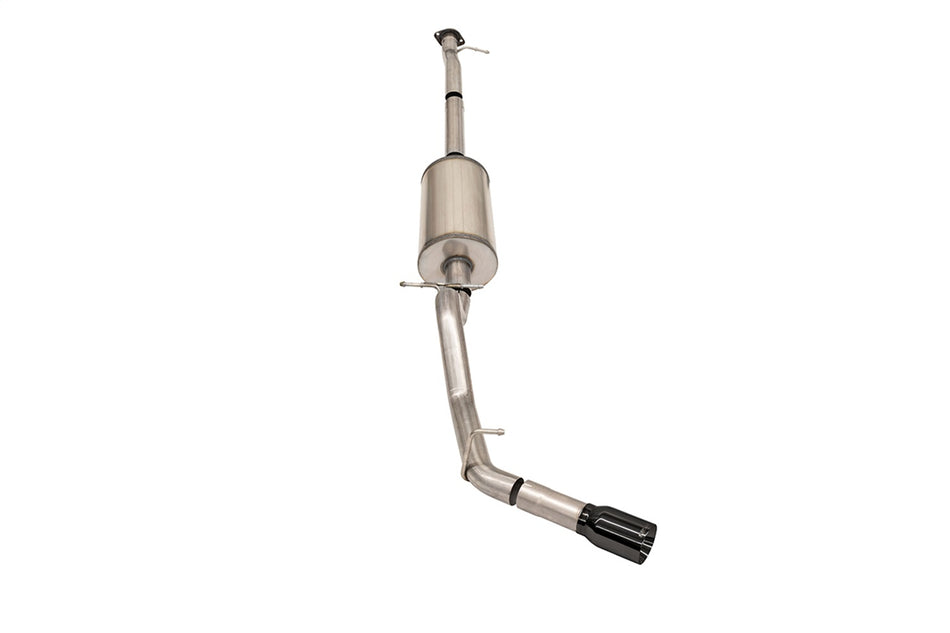 3.0in. Cat-Back Single Side Exit With Single 5.0in. Black PVD Straight-Cut Tips