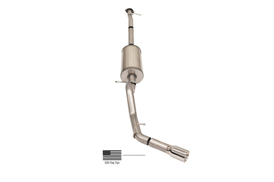 3.0in. Cat-Back Single Side Exit With Single 4.0in. Straight-Cut Tips