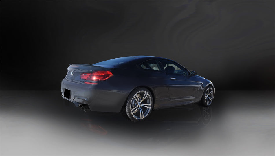 3.0in. Axle-Back Dual Rear Exit With Twin 4.0in. Black PVD Pro-Series Tips