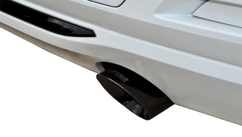 3.0in. Cat-Back Dual Rear Exit With Single 3.5in. Black PVD Pro-Series Tips