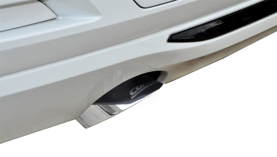 3.0in. Cat-Back Dual Rear Exit With Single 3.5in. Polished Pro-Series Tips
