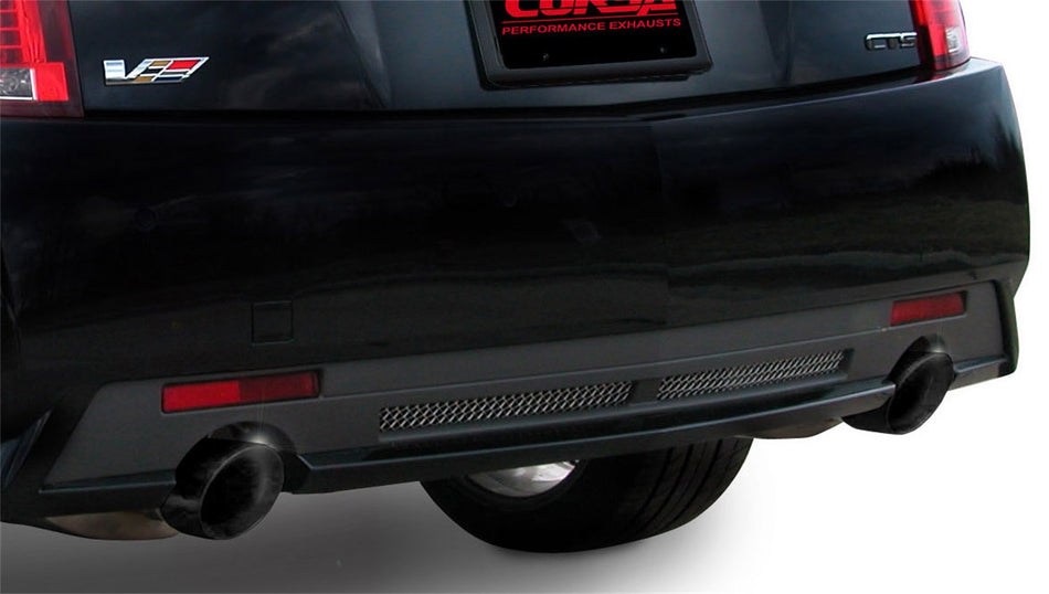 2.5in. Axle-Back Dual Rear Exit With Single 4.0in. Black PVD Pro-Series Tips