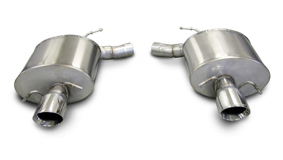 2.5in. Axle-Back Dual Rear Exit With Single 4.0in. Polished Pro-Series Tips