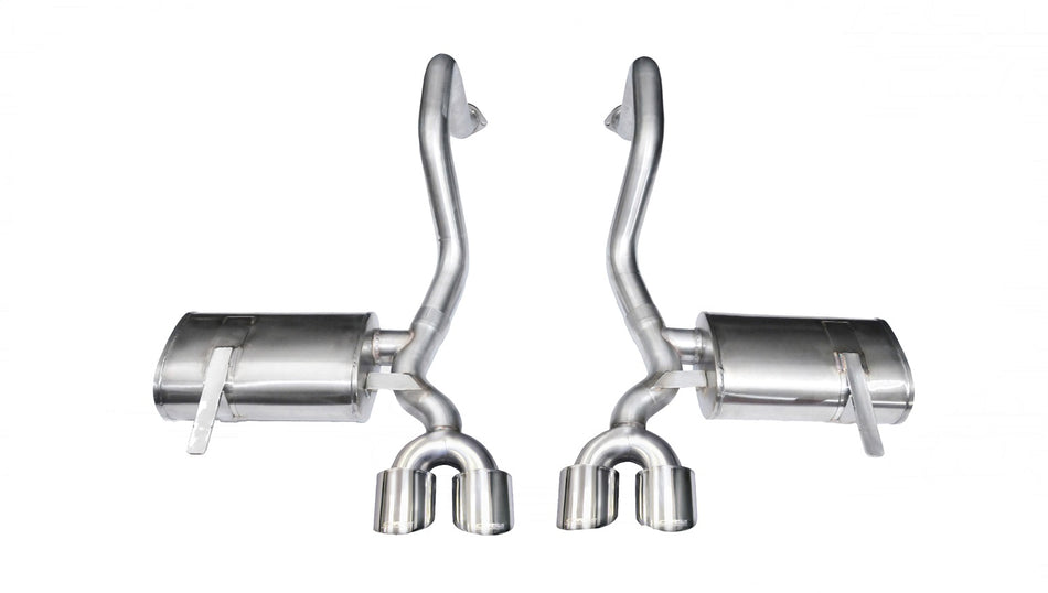 2.5in. Axle-Back Dual Rear Exit With Twin 4.0in. Polished Pro-Series Tips