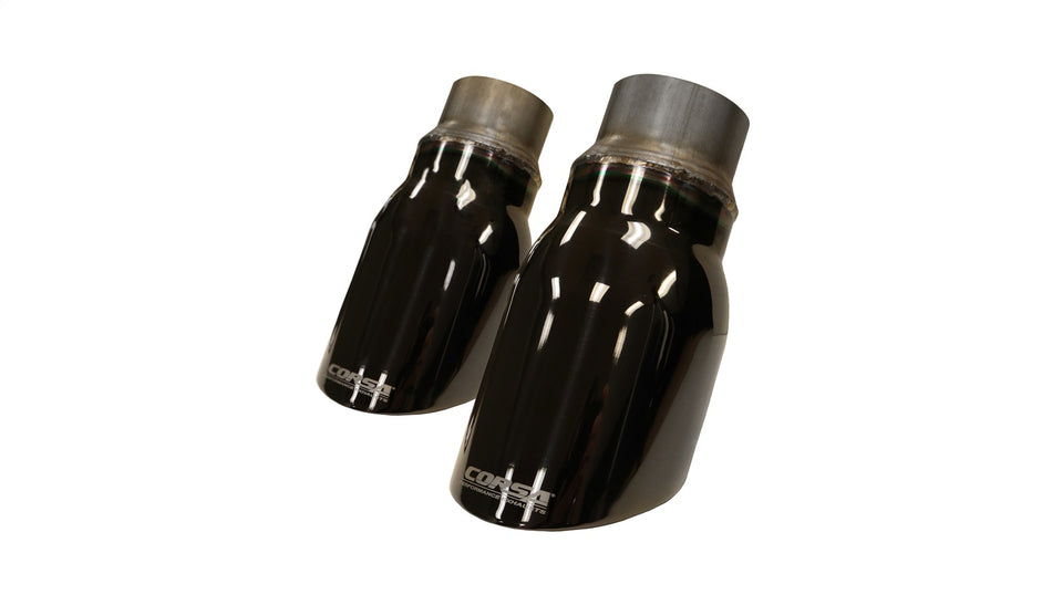 Single 4.0in. Black PVD Pro-Series Tip Kit (Clamps Included)