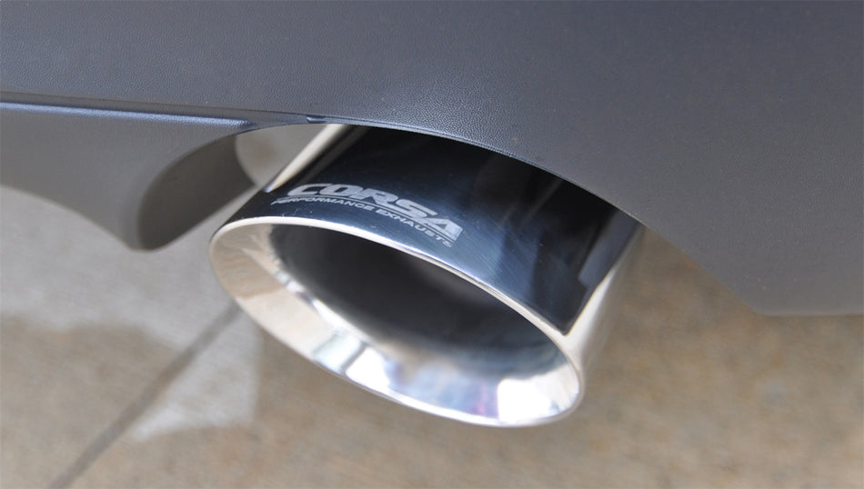 2.5in. Cat-Back Dual Rear Exit With Single 4.5in. Polished Pro-Series Tips