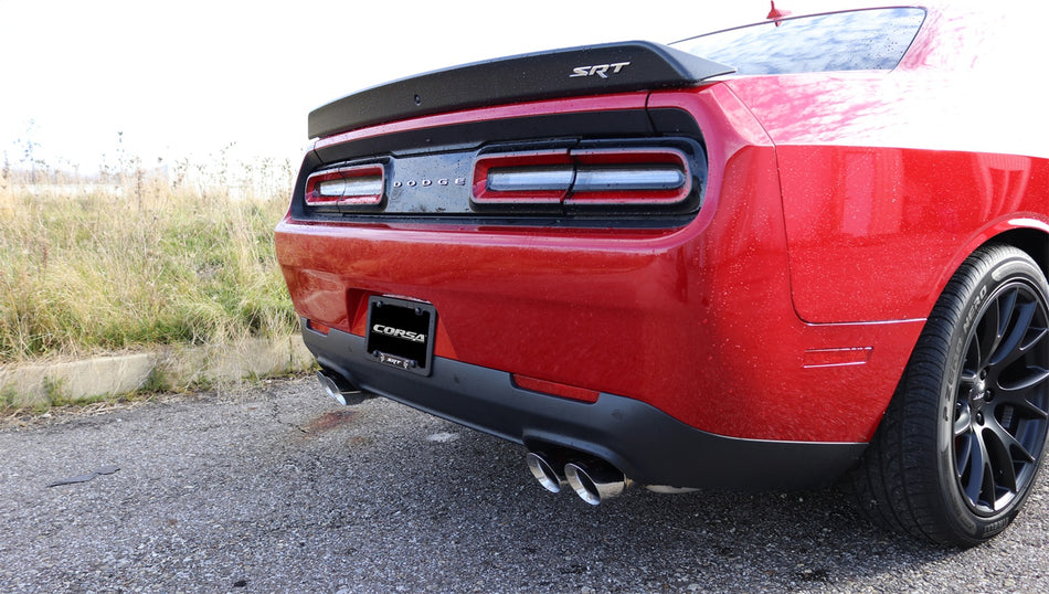 2.75in. Cat-Back Dual Rear Exit With Twin 3.5in. Polished Pro-Series Tips
