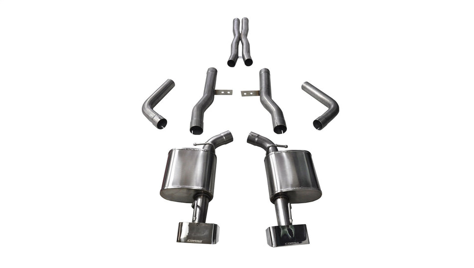 2.75in. Cat-Back Dual Rear Exit With GTX2 Polished Tips