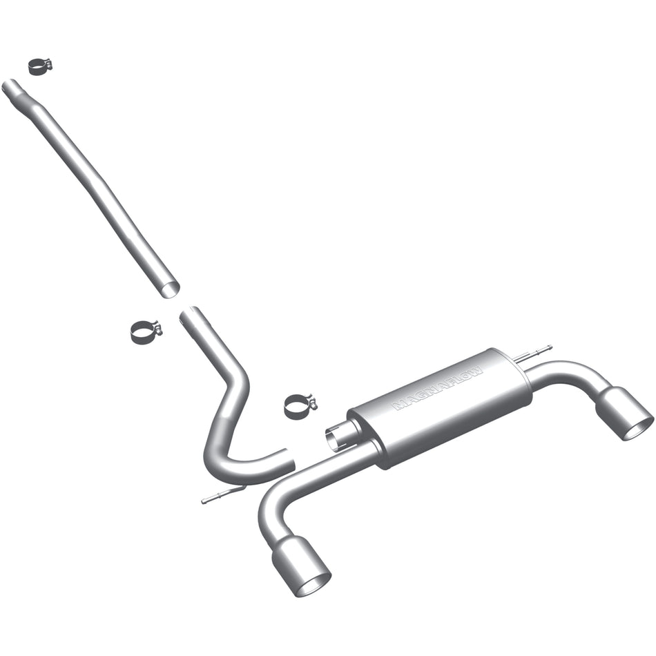 MagnaFlow 2011-2016 Mini Cooper Countryman 1.6L | 2013-2016 Mini Cooper Paceman 1.6L Touring Series Cat-Back Performance Exhaust System 15490