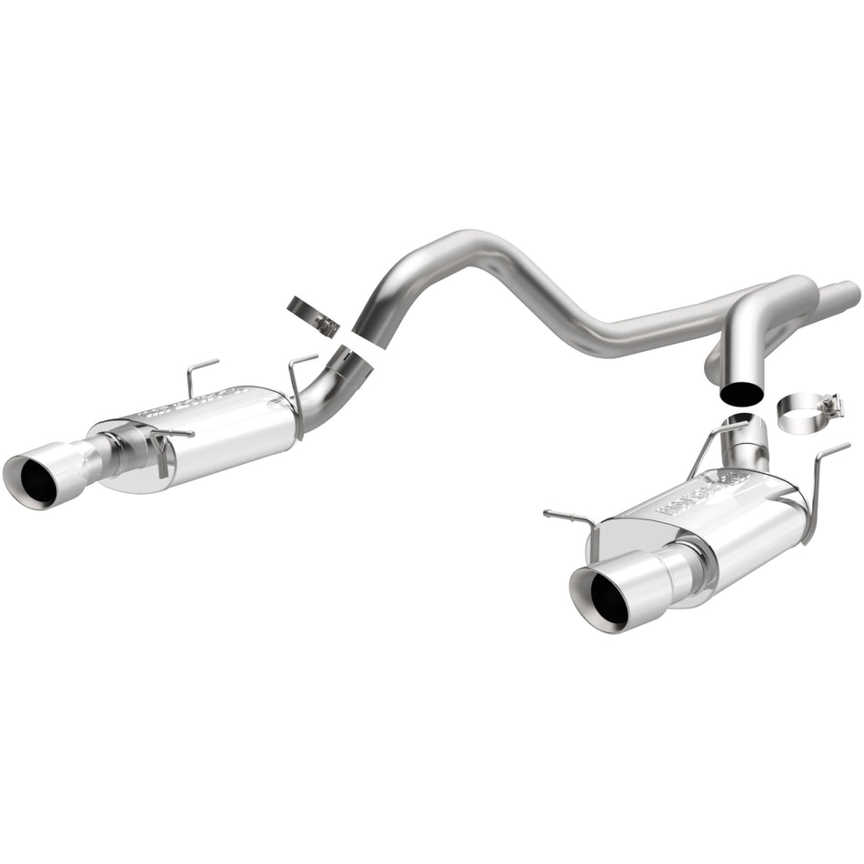 MagnaFlow 2011-2012 Ford Mustang 5.4L | 2011-2012 Ford Mustang 5.0L Street Series Cat-Back Performance Exhaust System 15589