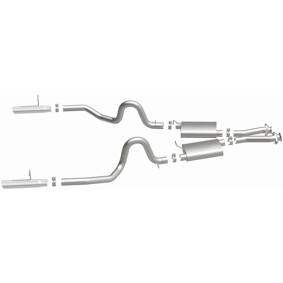 MagnaFlow 1986-1993 Ford Mustang 5.0L Street Series Cat-Back Performance Exhaust System 15630
