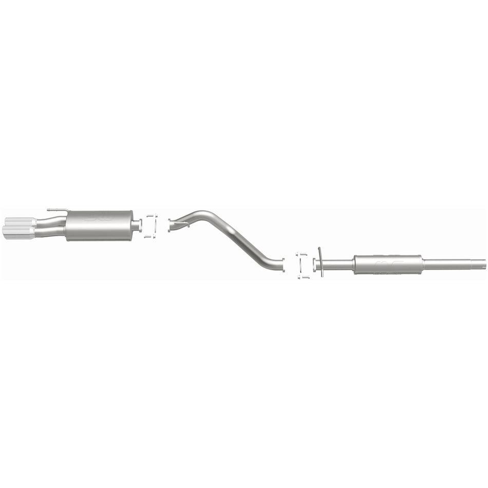 MagnaFlow 1993-1998 Volkswagen Golf 2.0L | 1995-1999 Volkswagen Golf 2.8L Touring Series Cat-Back Performance Exhaust System 15670