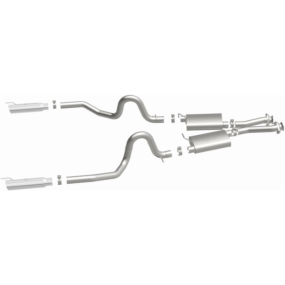 MagnaFlow 1999-2004 Ford Mustang 4.6L Street Series Cat-Back Performance Exhaust System 15671