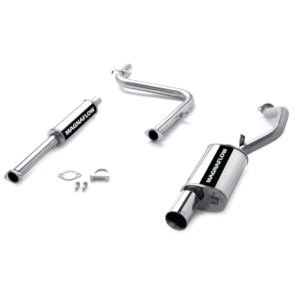 MagnaFlow 2001-2005 Mitsubishi Eclipse 2.4L | 2001-2005 Mitsubishi Eclipse 3.0L Street Series Cat-Back Performance Exhaust System 15744