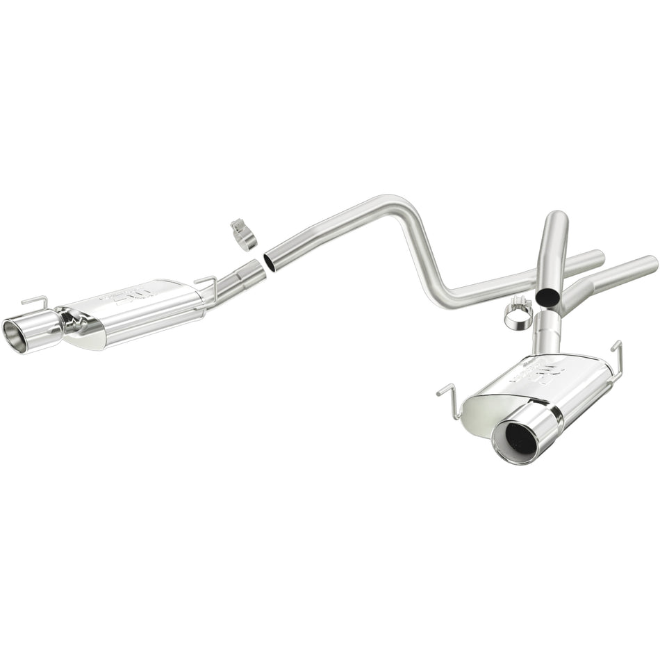 MagnaFlow 2005-2009 Ford Mustang 4.6L | 2007-2009 Ford Mustang Shelby GT500 5.4L Street Series Cat-Back Performance Exhaust System 15881