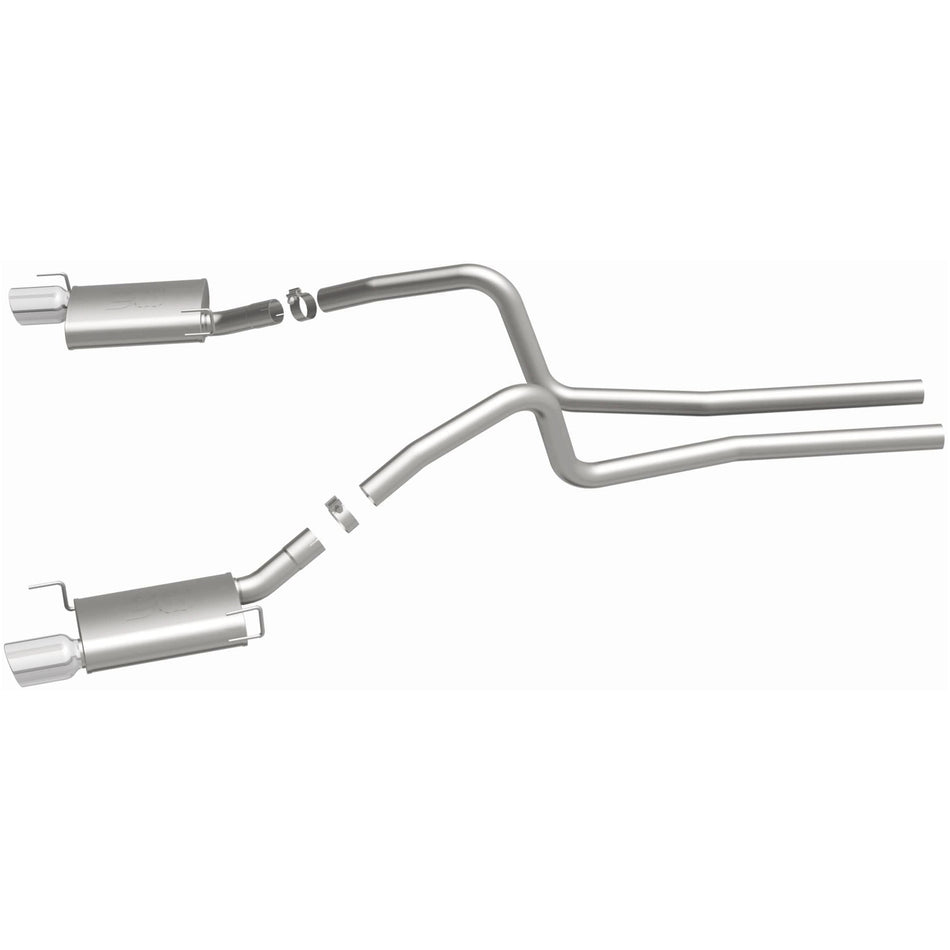 MagnaFlow 2005-2009 Ford Mustang 4.6L | 2007-2009 Ford Mustang Shelby GT500 5.4L Street Series Cat-Back Performance Exhaust System 15881
