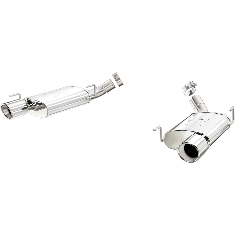 MagnaFlow 2005-2009 Ford Mustang 4.6L | 2007-2009 Ford Mustang Shelby GT500 5.4L Street Series Axle Back Performance Exhaust System 15882