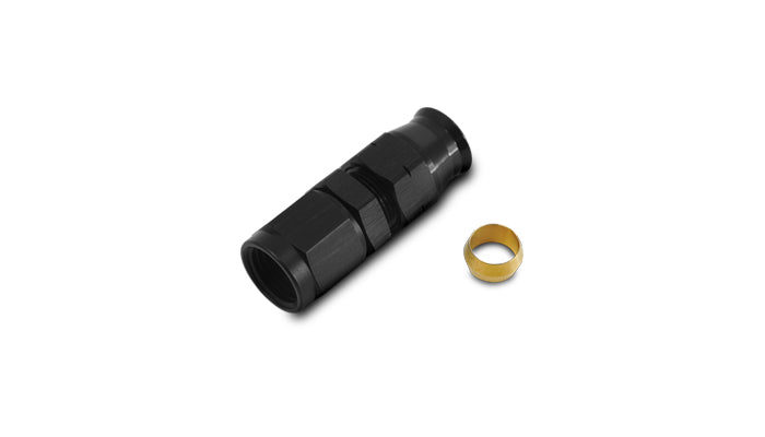 Vibrant Performance - 16444 - Tube To Female AN Adapter With Brass Olive Inserts  -4AN  Tube Size - 0.25 In.