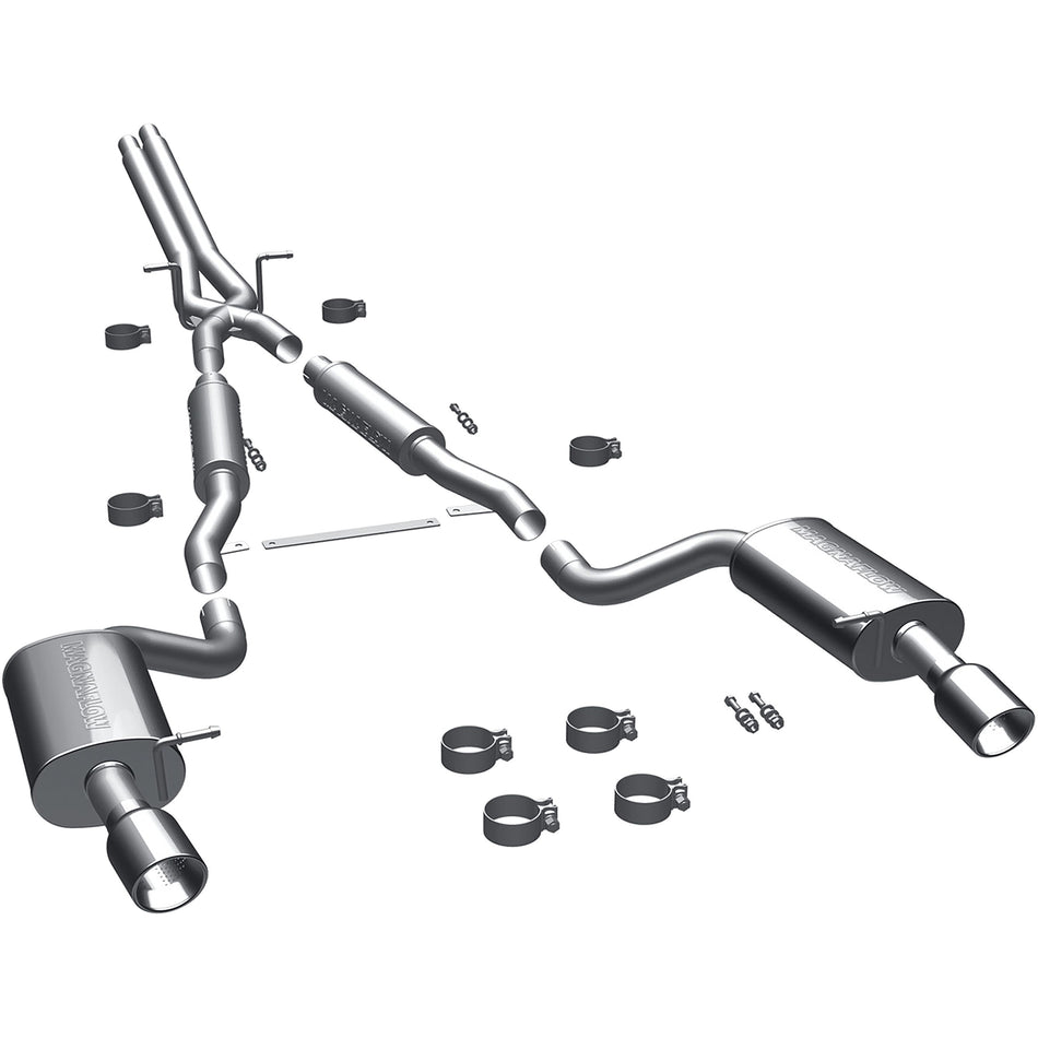 MagnaFlow 2000-2004 Audi A6 Quattro 2.7L Touring Series Cat-Back Performance Exhaust System 16493