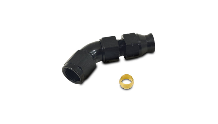 Vibrant Performance - 16556 - 45 Degree Tube To Female AN Adapter  Tube O.D. - 3/8 In.; AN Size: -6
