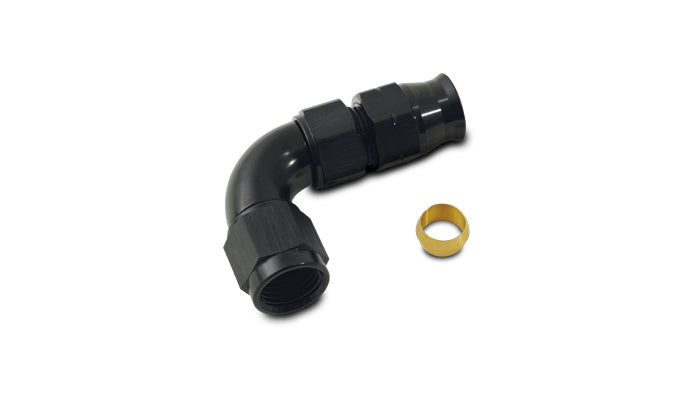 Vibrant Performance - 16565 - 90 Degree Tube To Female AN Adapter  Tube O.D. - 5/16 In.; AN Size: -6 In.