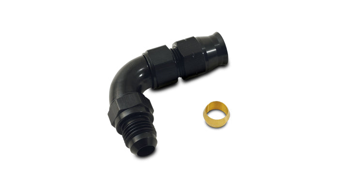 Vibrant Performance - 16585 - 90 Degree Tube To Male AN Adapter  Tube O.D. - 5/16 In.; AN Size: -6