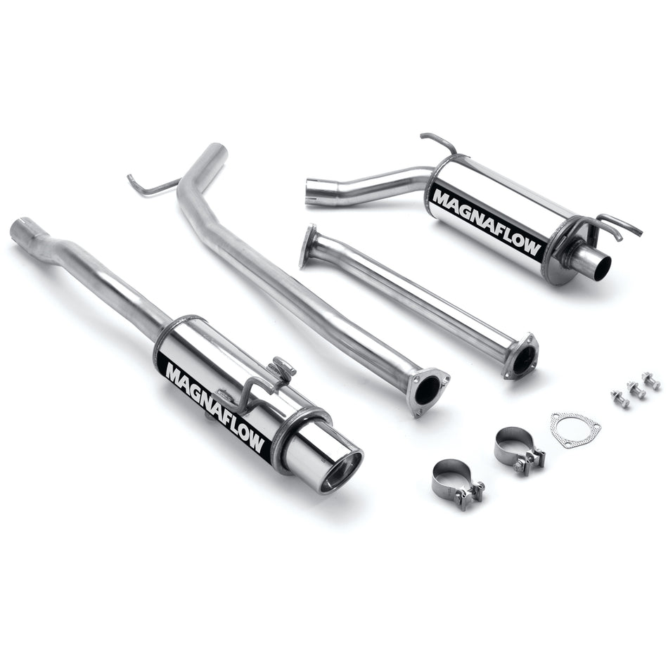 MagnaFlow 2006-2011 Honda Civic 2.0L | 2006-2011 Honda Civic 1.8L Street Series Cat-Back Performance Exhaust System 16687