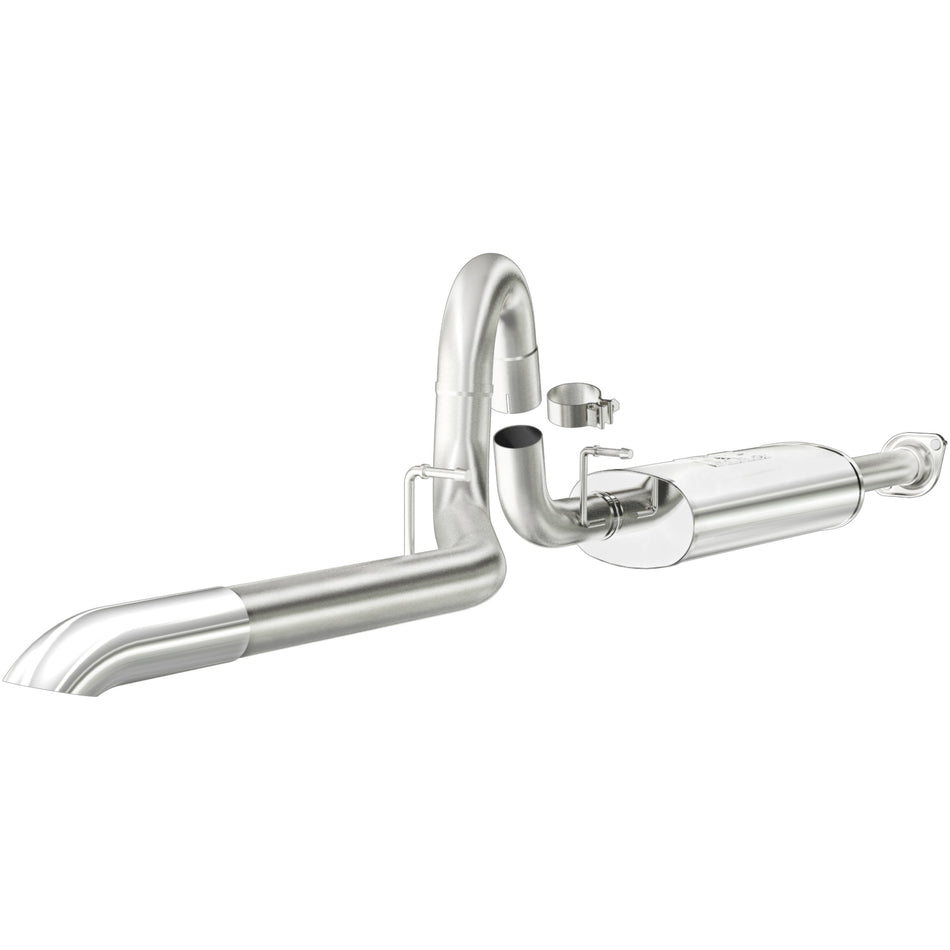 MagnaFlow 2004-2006 Jeep Wrangler 4.0L Street Series Cat-Back Performance Exhaust System 16695