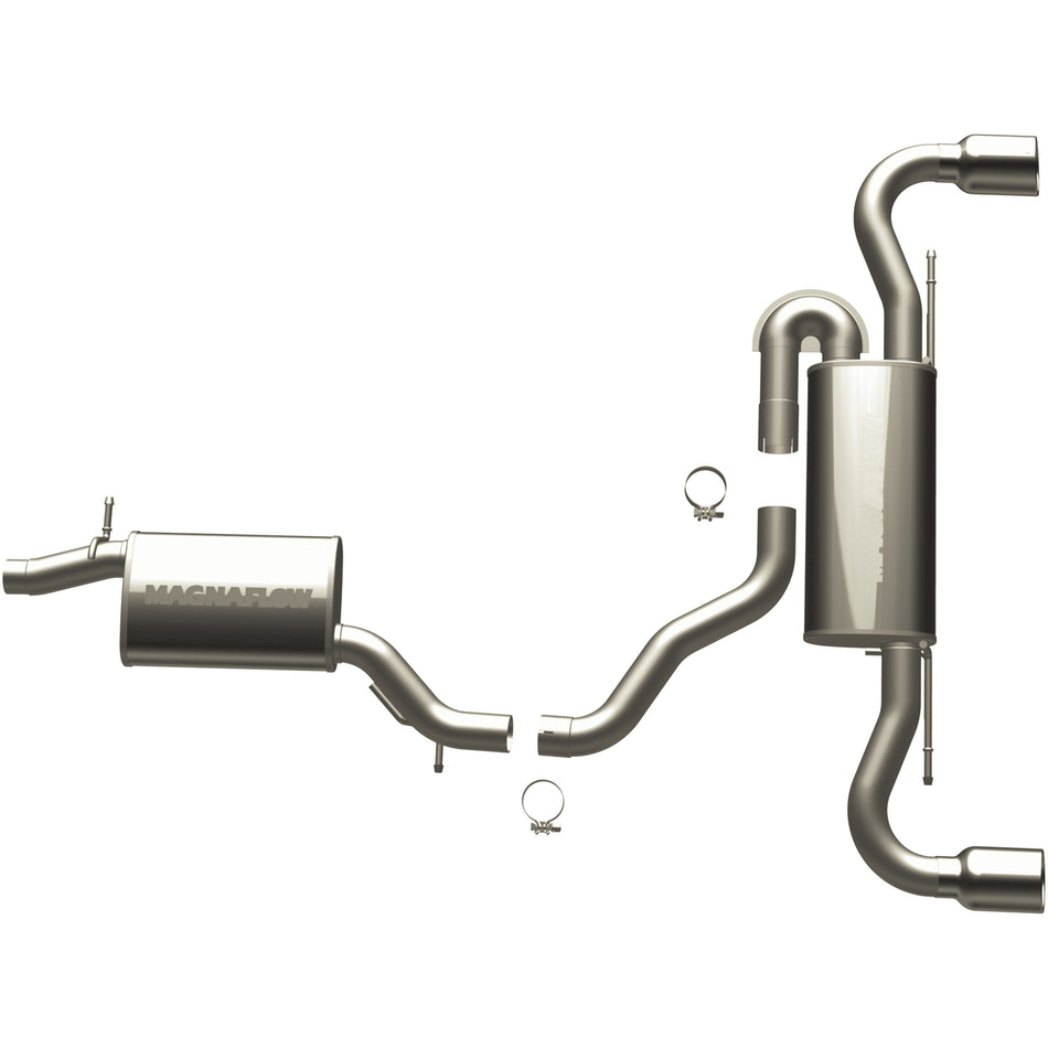 MagnaFlow 2008-2009 Audi TT Quattro 3.2L Touring Series Cat-Back Performance Exhaust System 16719