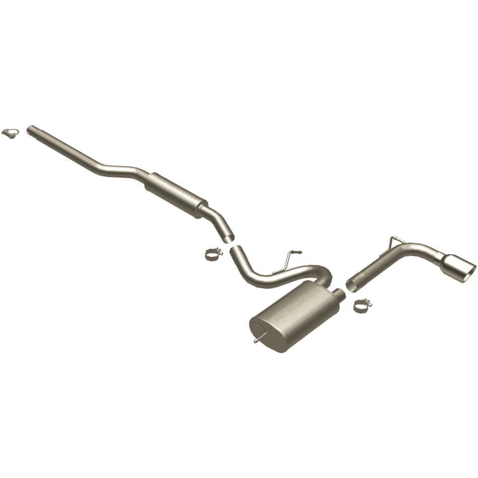 MagnaFlow 2008-2011 Mitsubishi Lancer 2.0L | 2009-2011 Mitsubishi Lancer 2.4L Street Series Cat-Back Performance Exhaust System 16822