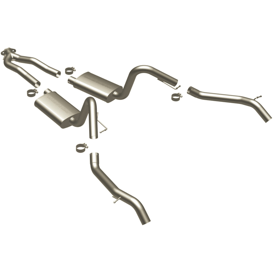 MagnaFlow 1975-1979 Chevrolet Camaro 5.7L | 1976-1979 Chevrolet Camaro 5.0L Street Series Cat-Back Performance Exhaust System 16828