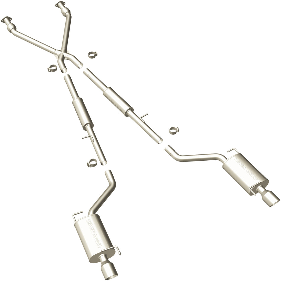 MagnaFlow 2009-2013 INFINITI G37 3.7L | 2007-2008 INFINITI G35 3.5L Street Series Cat-Back Performance Exhaust System 16862