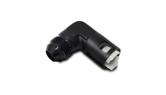 Vibrant Performance - 16922 - 90 Degree Male AN Quick Disconnect EFI Adapter  AN Size: -8; EFI Line Size: 3/8 In.
