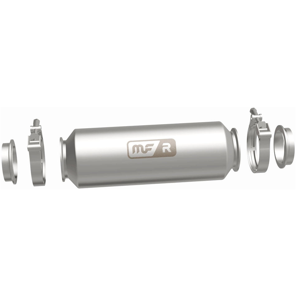 MagnaFlow MF/R Series 5 In Round 304 Stainless Steel Straight-Through Performance Exhaust Muffler Kit 17169
