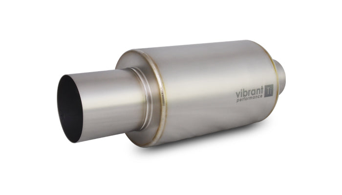 Vibrant Performance - 17565 - Muffler With Straight Cut Natural Tip  3.50 In. Inlet