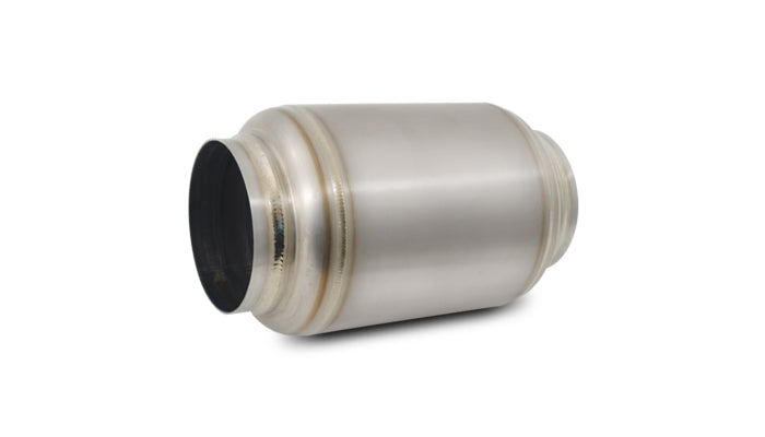 Vibrant Performance - 17640 - Race Mufflers  Inlet/Outlet I.D: 4 In.; Overall Length: 8 In.