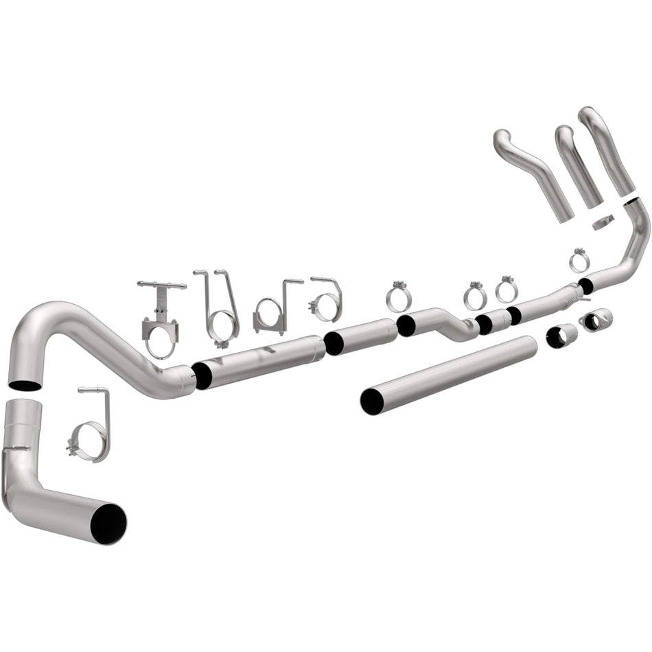MagnaFlow 1999-2003 Ford F-250 Super Duty 7.3L | 1999-2003 Ford F-350 Super Duty 7.3L Custom Builder Series Turbo Back 4 In Performance Exhaust System 17878