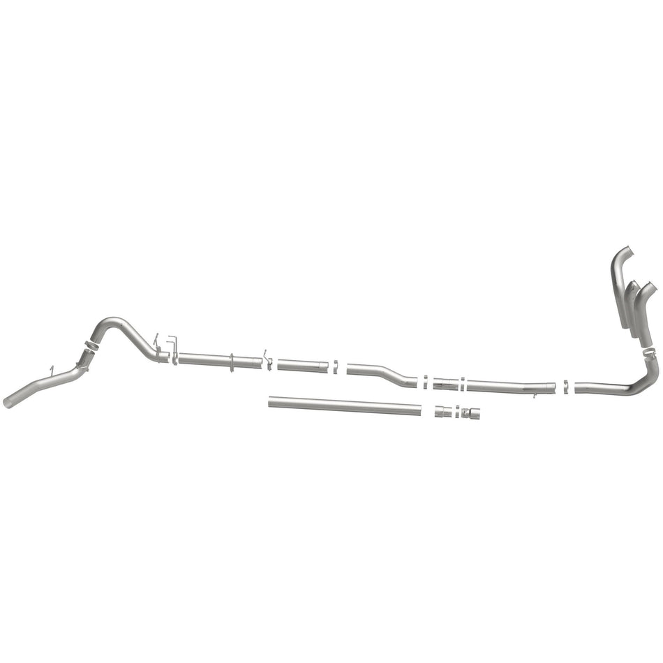 MagnaFlow 1999-2003 Ford F-250 Super Duty 7.3L | 1999-2003 Ford F-350 Super Duty 7.3L Custom Builder Series Turbo Back 4 In Performance Exhaust System 17878