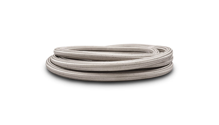 Vibrant Performance - 18432 - 20ft Roll Of Stainless Steel Braided Flex Hose With PTFE Liner; AN Size: -12