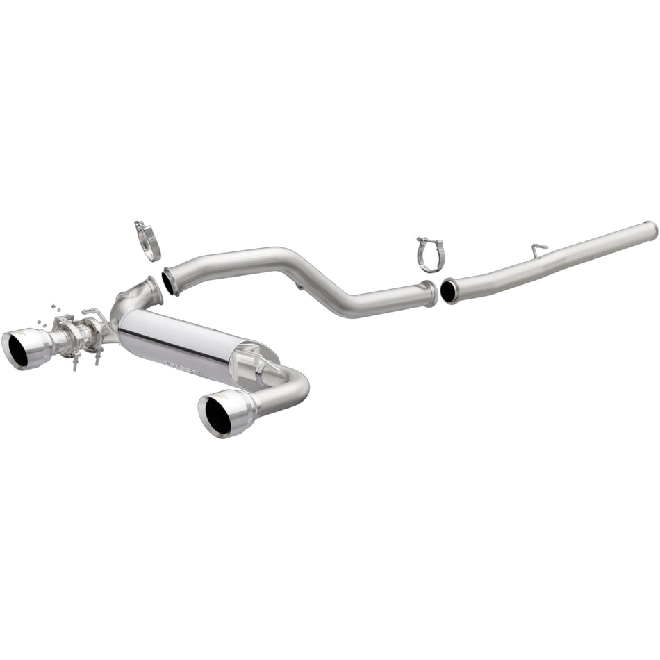 MagnaFlow 2016-2018 Ford Focus 2.3L Competition Series Cat-Back Performance Exhaust System 19281