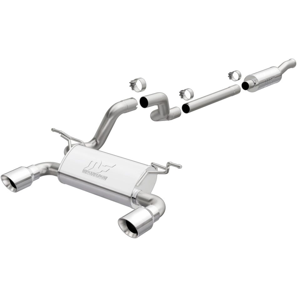 MagnaFlow 2018-2026 Jeep Wrangler 3.6L Street Series Cat-Back Performance Exhaust System 19416